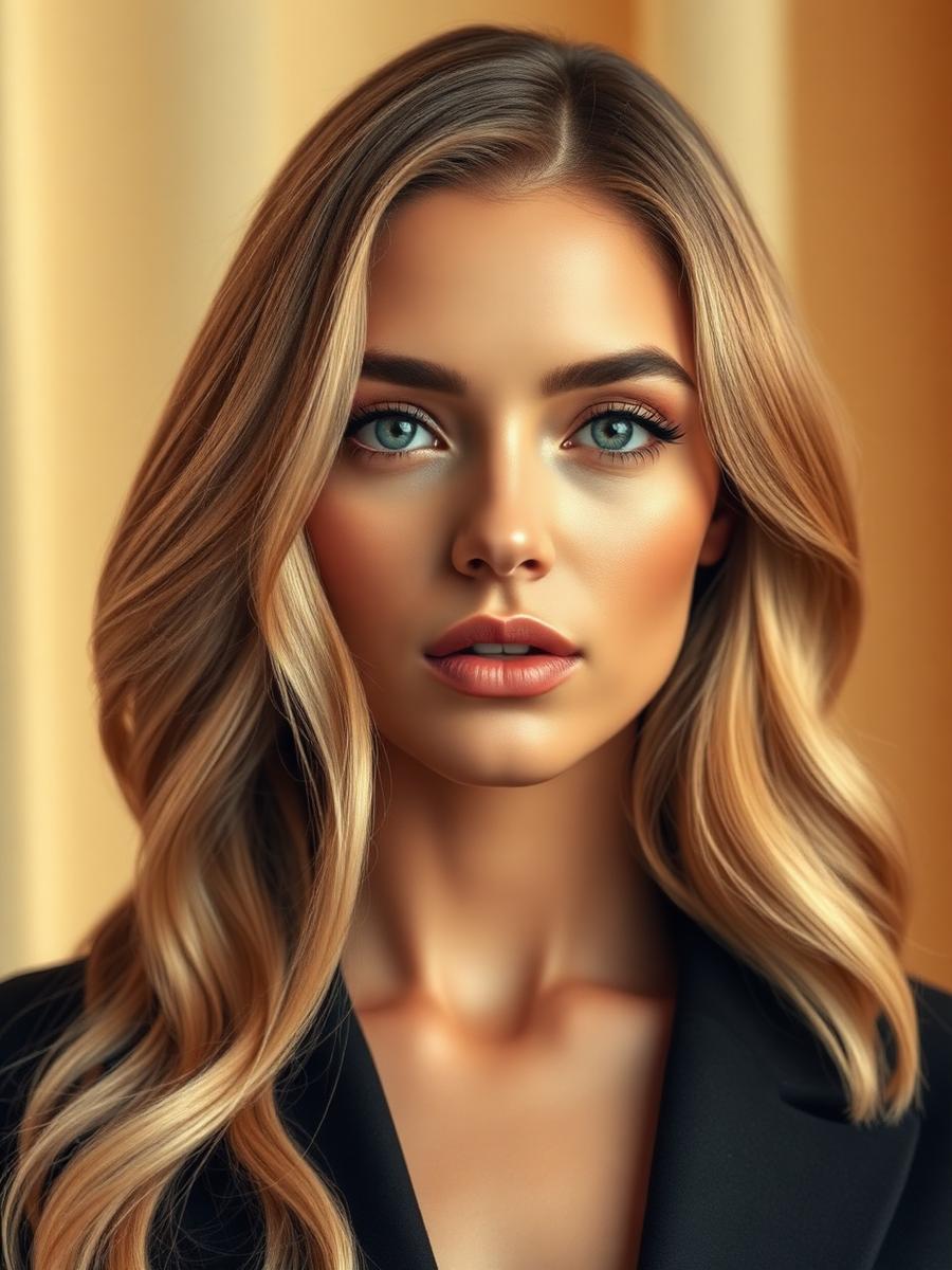 Hand-painted balayage